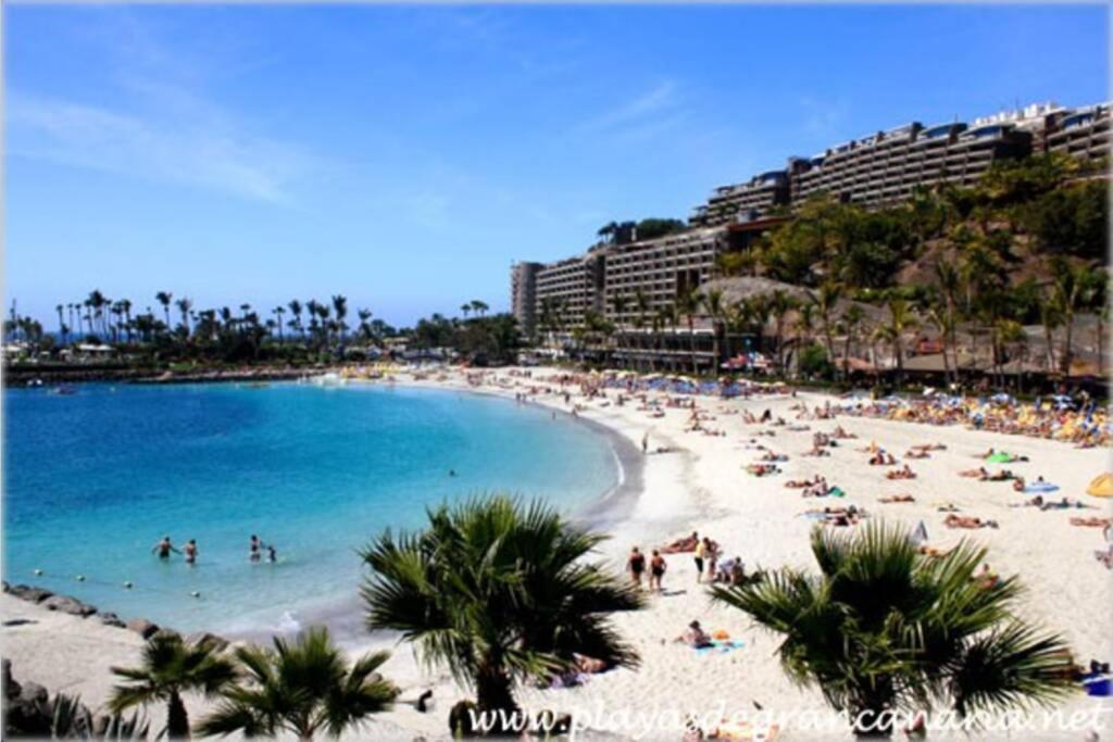 Studio Apartment La Lajilla Located At Beachfront Arguineguin المظهر الخارجي الصورة